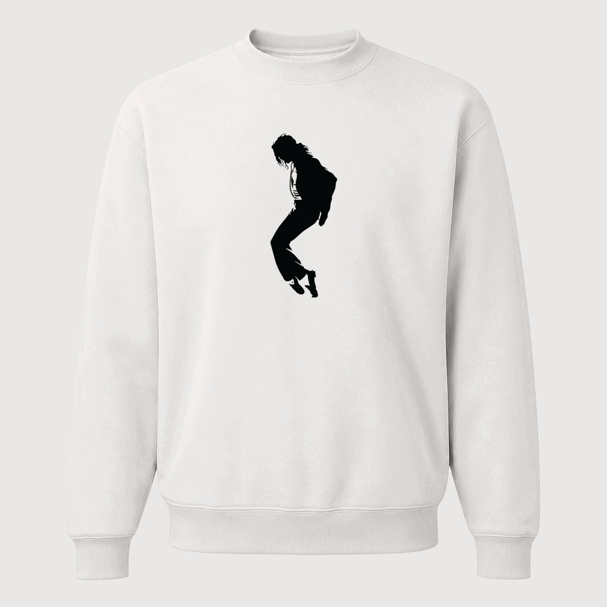 Men's Michael Jackson Crewneck Sweatshirt - White