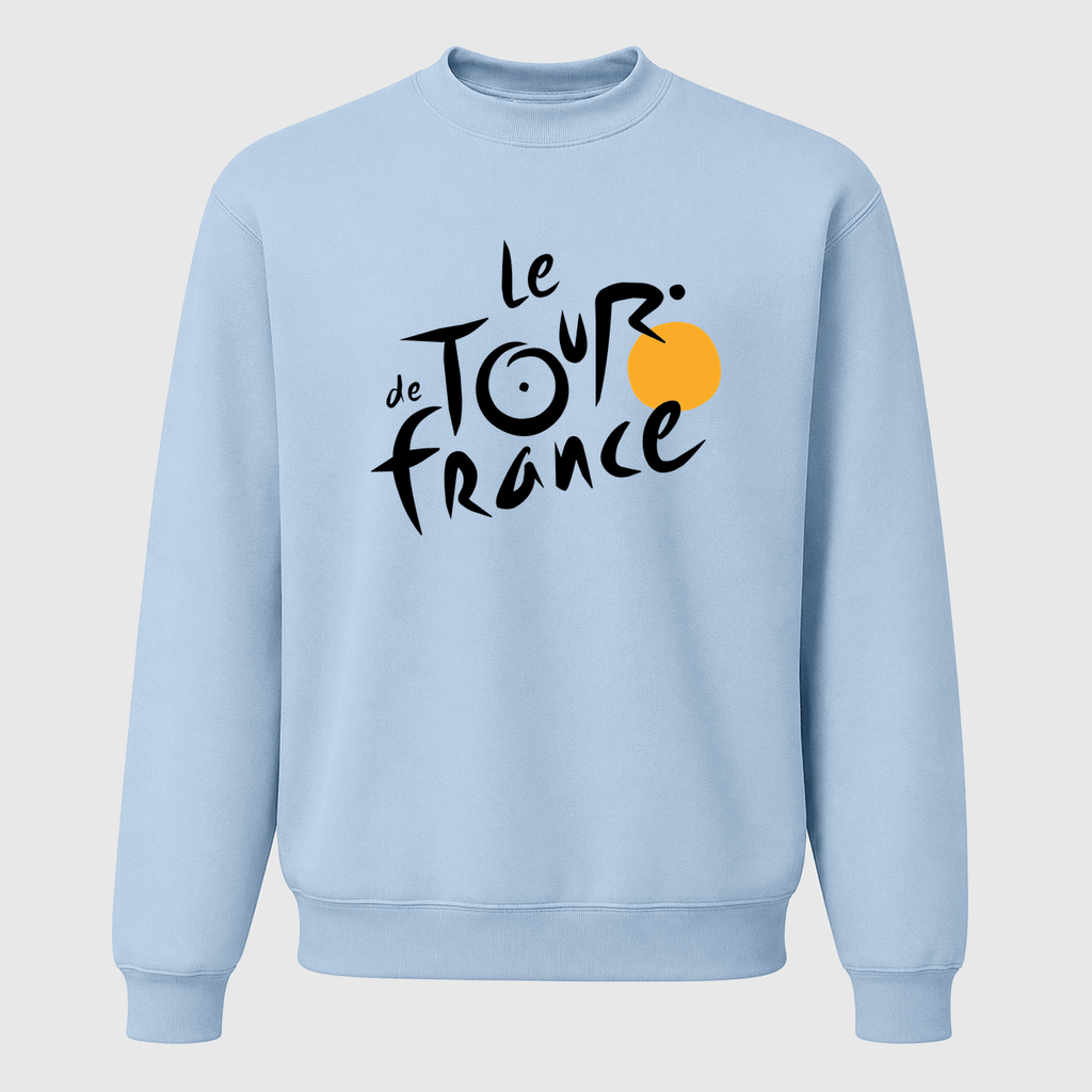 Men's Tour de France Logo Crewneck Sweatshirt - Sky Blue