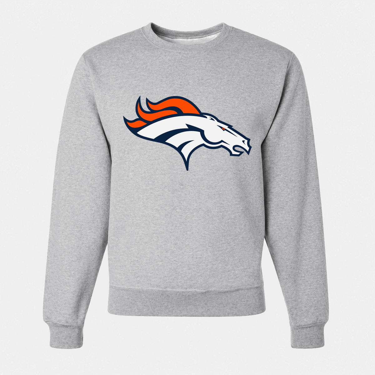 Men's Denver Broncos Crewneck Sweatshirt - Gray