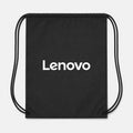 Lenovo White Drawstring Bag - Black