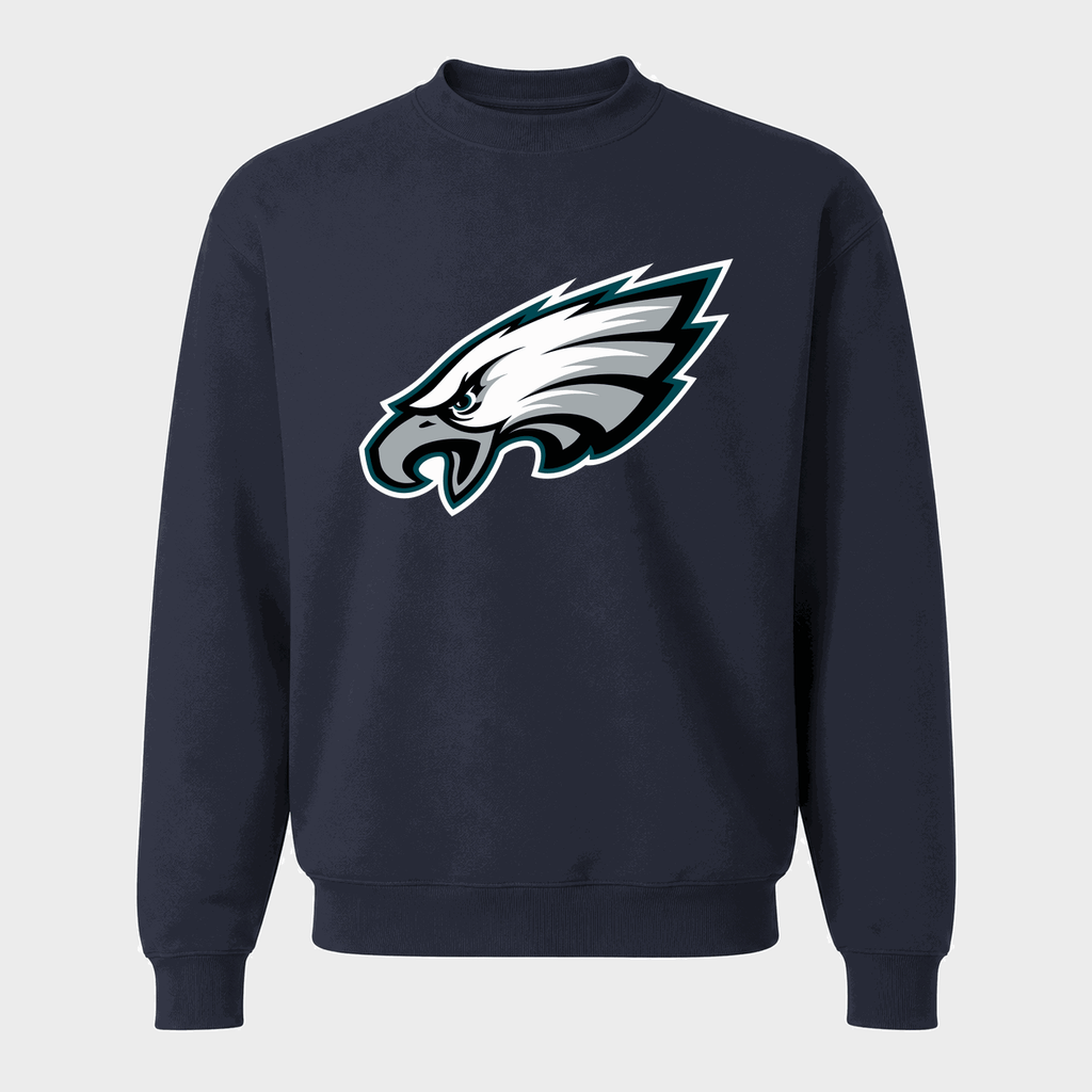 Men's Philadelphia Eagles Crewneck Sweatshirt - Navy