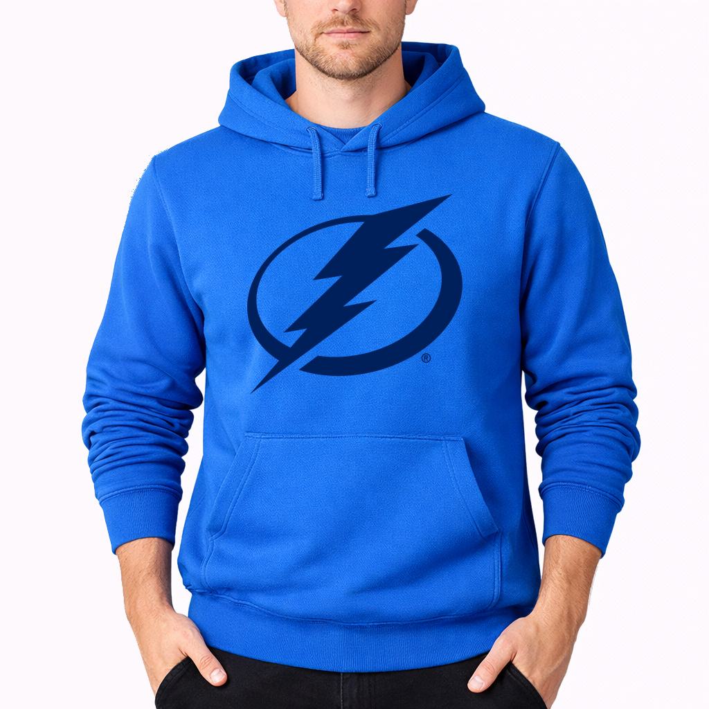 Men's Tampa Bay Lightning Pullover Hoodie - Azure