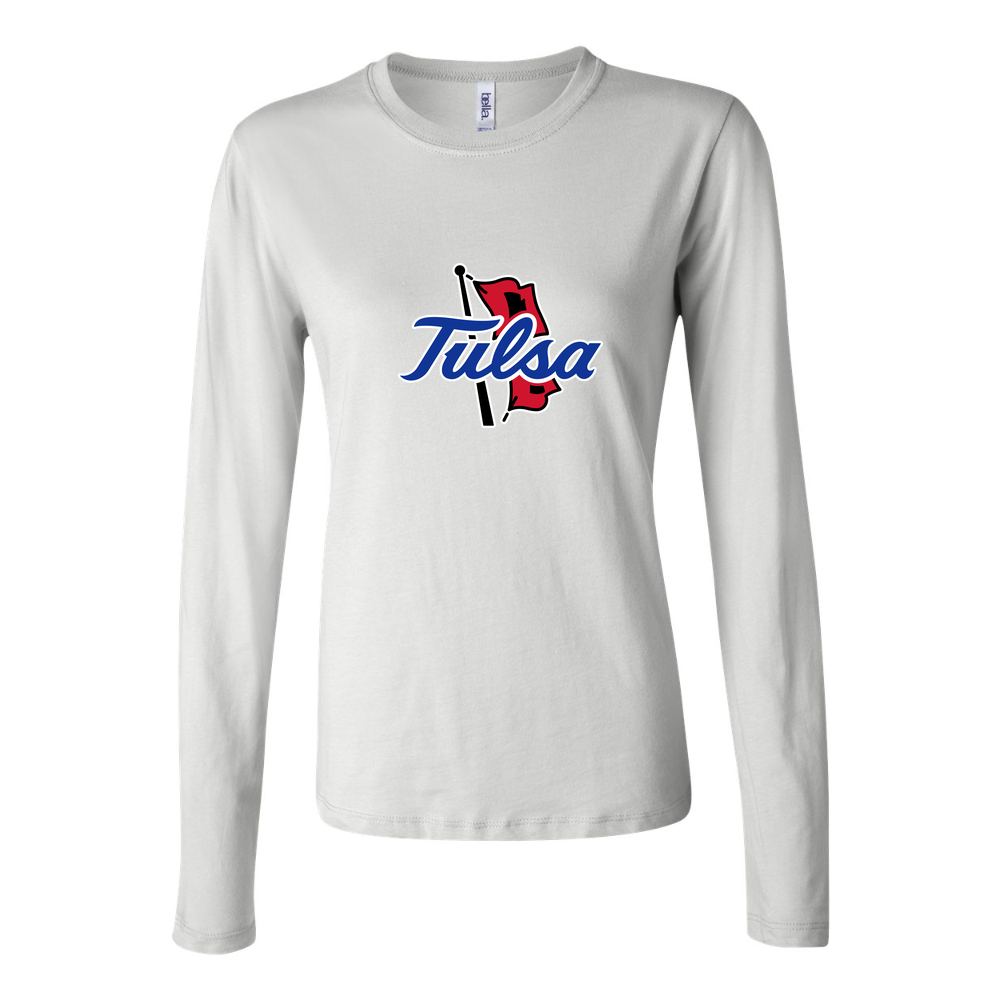 Women's Tulsa Golden Hurricane Long Sleeve T-Shirt - White