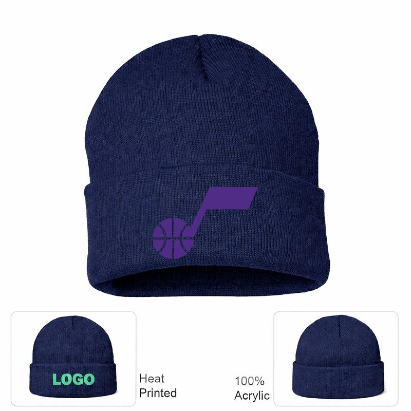 Utah Jazz Navy Beanie Hat