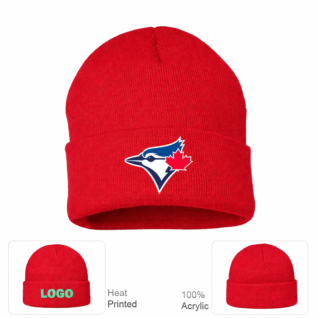 MLB Toronto Blue Jays Beanie Hat - Red