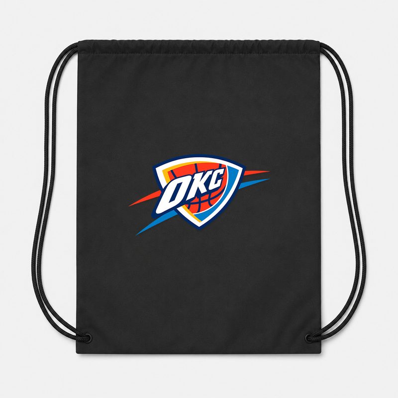 Oklahoma City Thunder Drawstring Bag - Black
