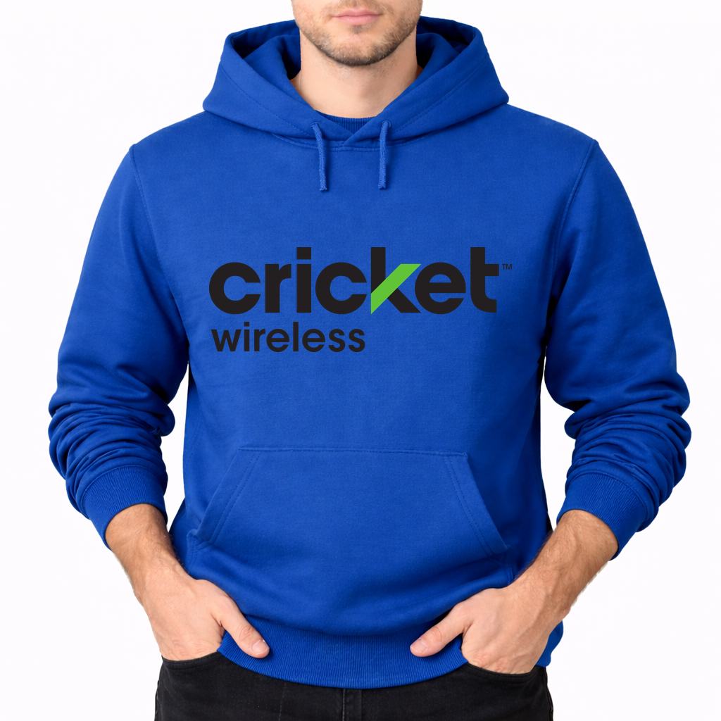 Men's Cricket Wireless Pullover Hoodie - Blue