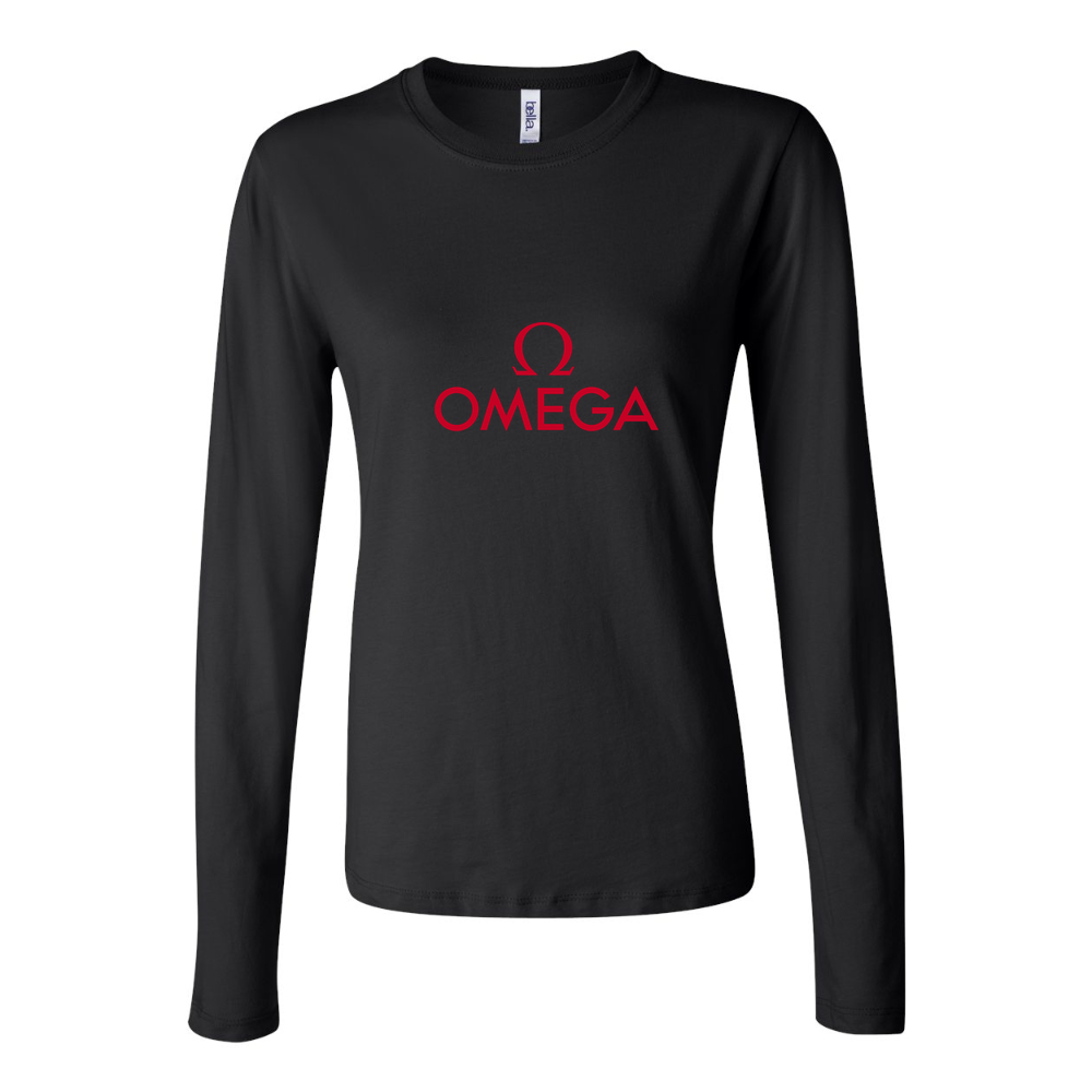 Women's Omega Long Sleeve T-Shirt - Black