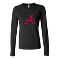 Women's Atlanta Braves Long Sleeve T-Shirt - Black