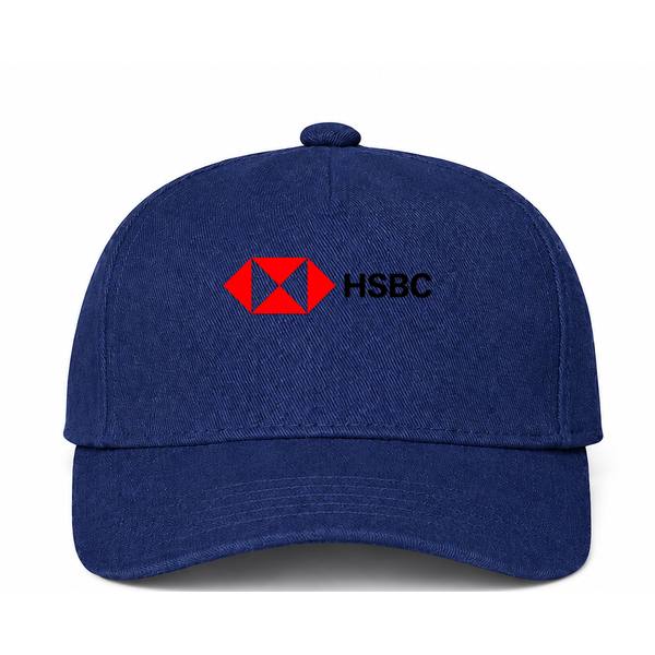 HSBC Logo Navy Dad Baseball Cap Hat