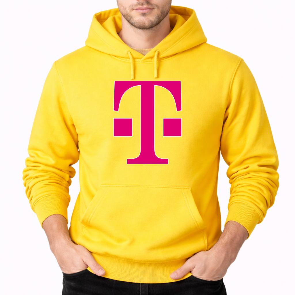 Men's T Mobile Pullover Hoodie - Yellow