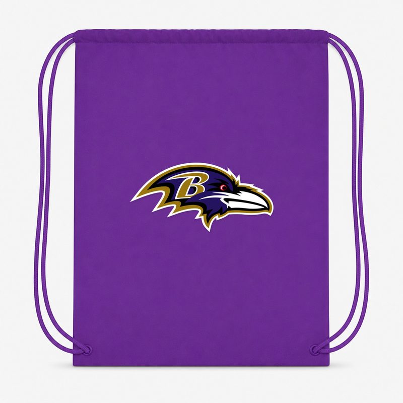 Baltimore Ravens Drawstring Bag - Purple
