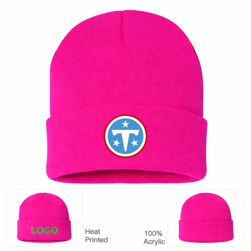 Tennessee Titans Hot Pink Beanie Hat
