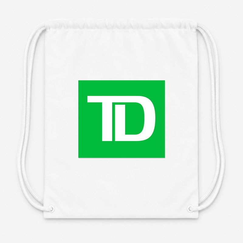 TD Bank Drawstring Bag - White