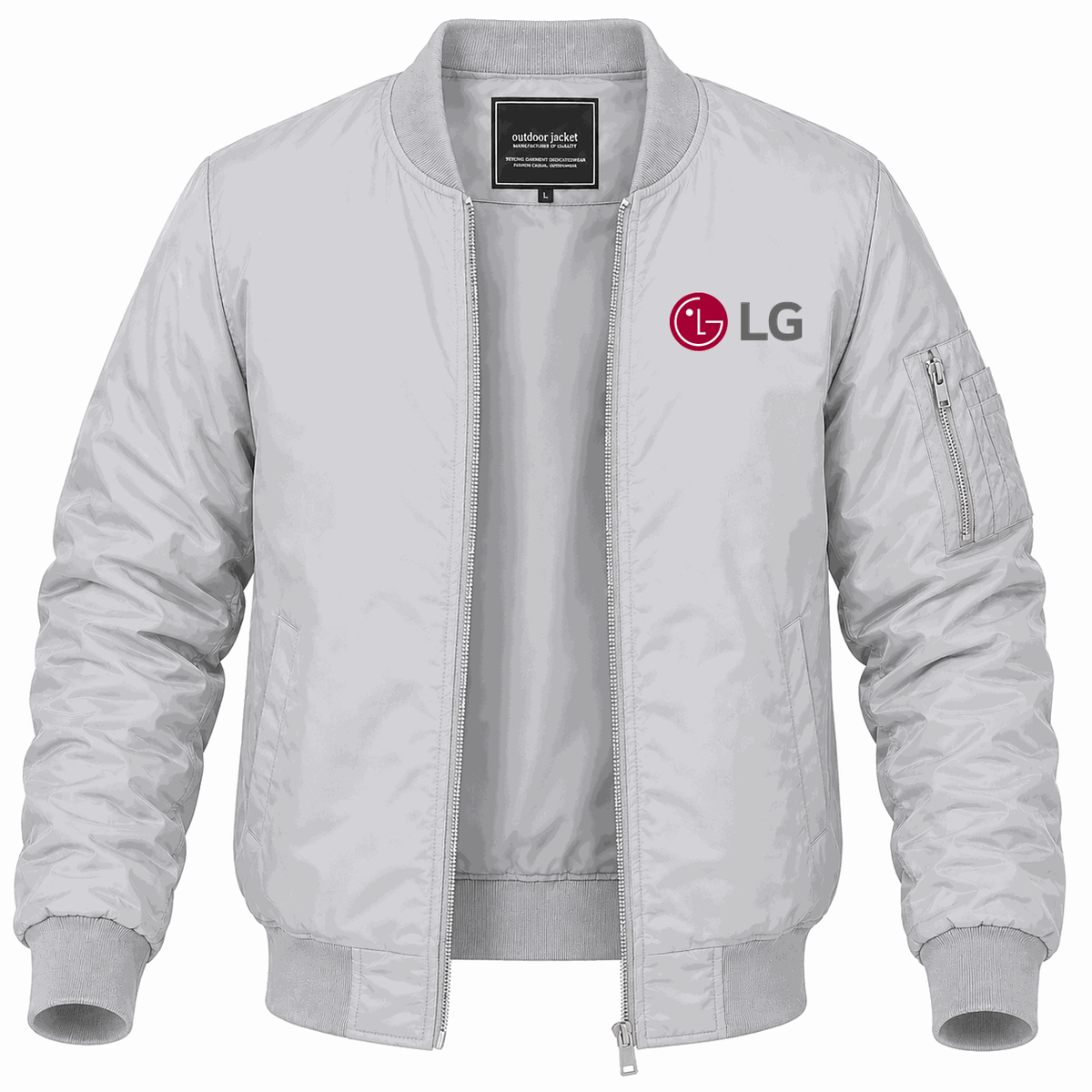 Men's LG Lightweight Bomber Jacket - Gray