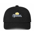 Corona Logo Black Dad Baseball Cap Hat