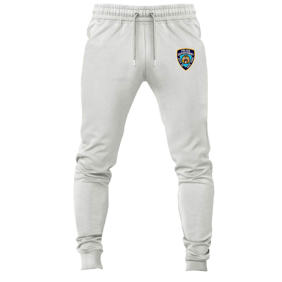 NYPD 1 joggers sweatpants - White