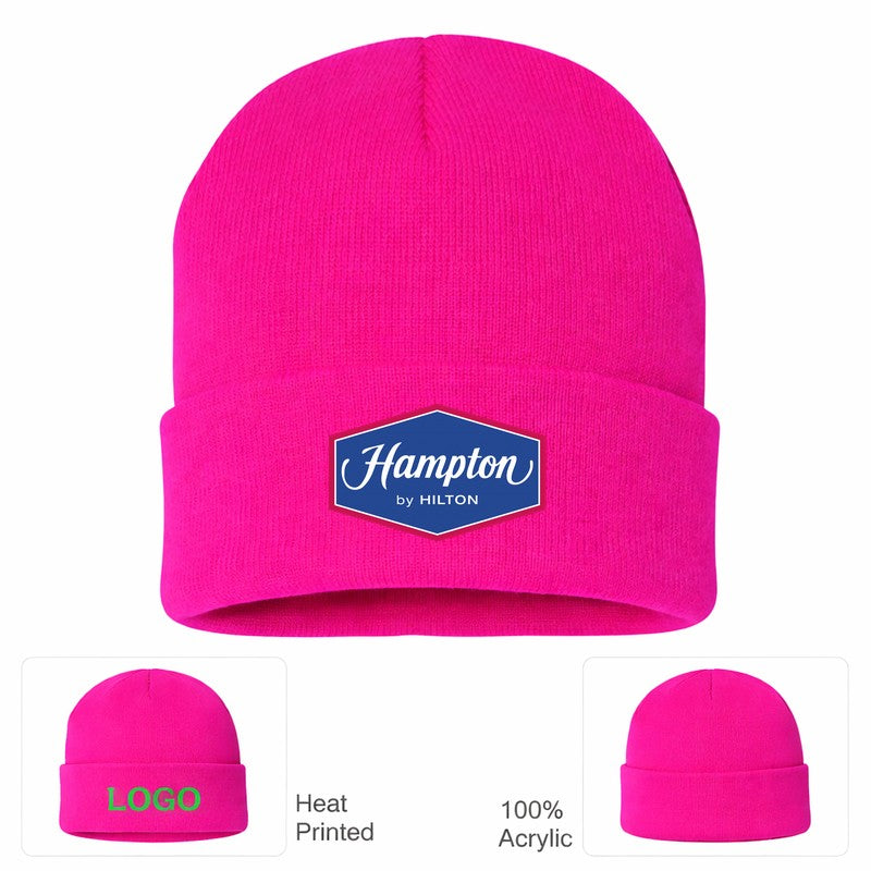Hampton Hot Pink Beanie Hat