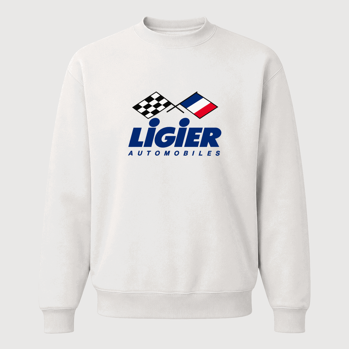 Men's Ligier Automobiles Crewneck Sweatshirt - White