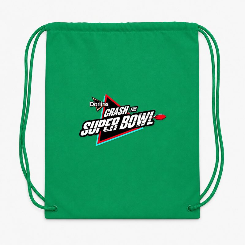 Crash The Super Bowl Drawstring Bag - Green
