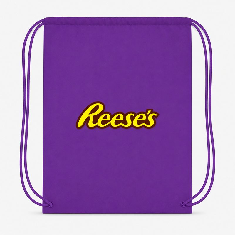 Reeses Food Drawstring Bag - Purple
