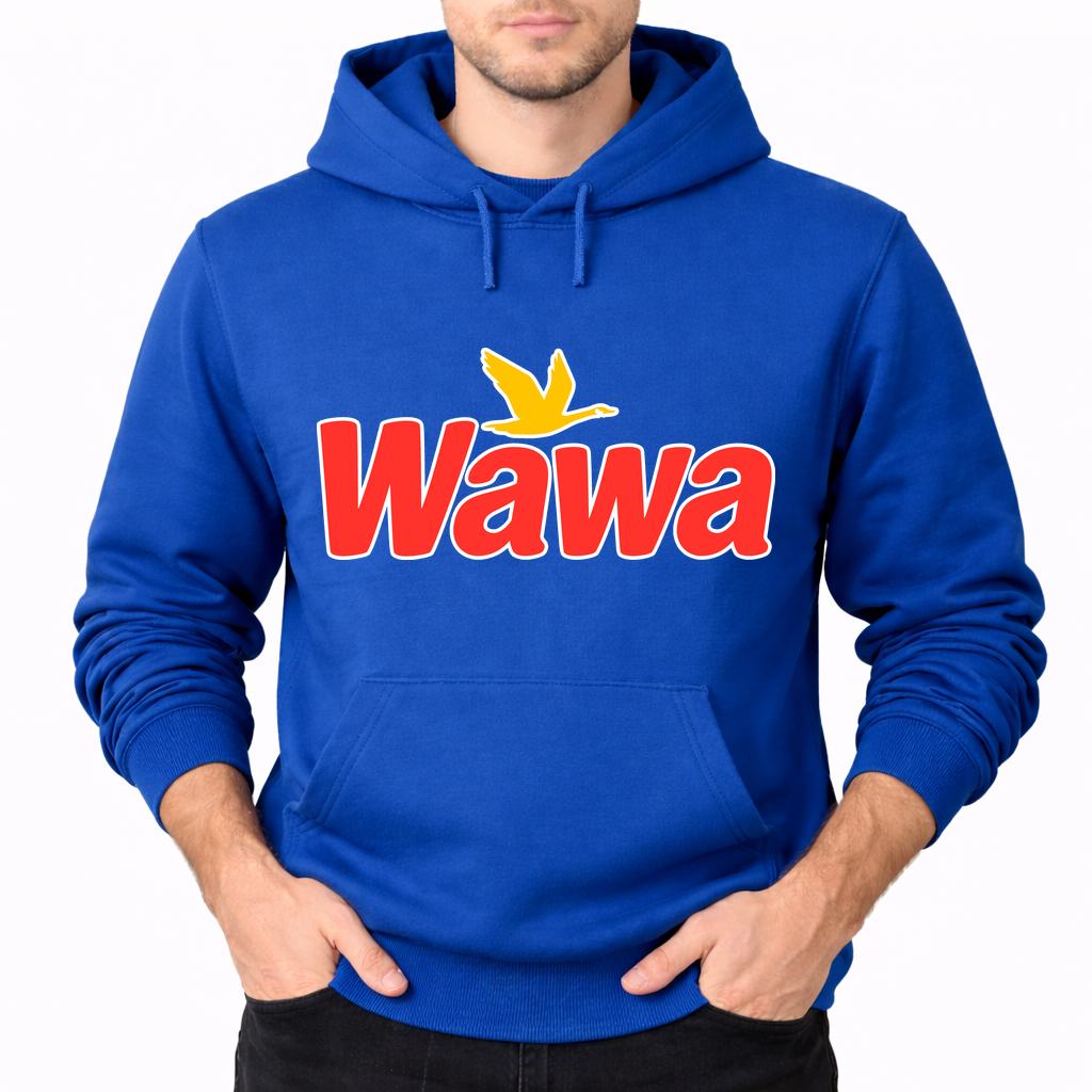 Men's Wawa Gas Station Pullover Hoodie - Blue