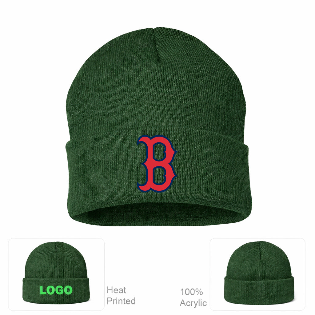 MLB Boston Red Sox Beanie Hat - Forest Green