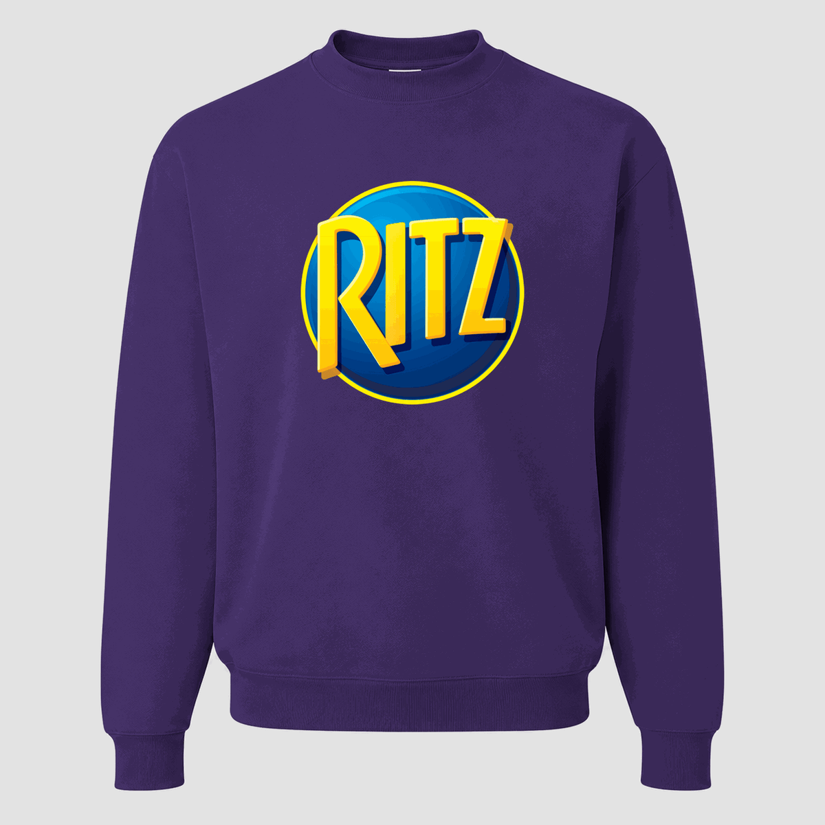 Men's Ritz Crackers Crewneck Sweatshirt - Purple