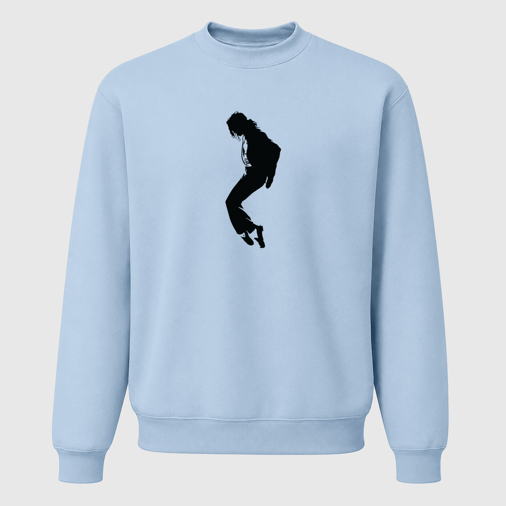 Men's Michael Jackson Crewneck Sweatshirt - Sky Blue