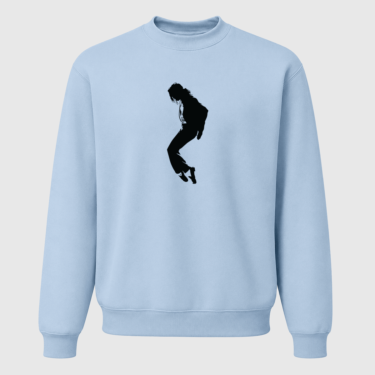 Men's Michael Jackson Crewneck Sweatshirt - Sky Blue