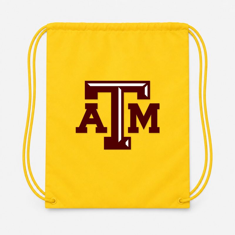Texas Am University Drawstring Bag - Yellow