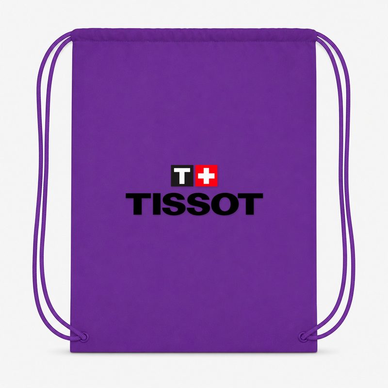 Tissot Drawstring Bag - Purple