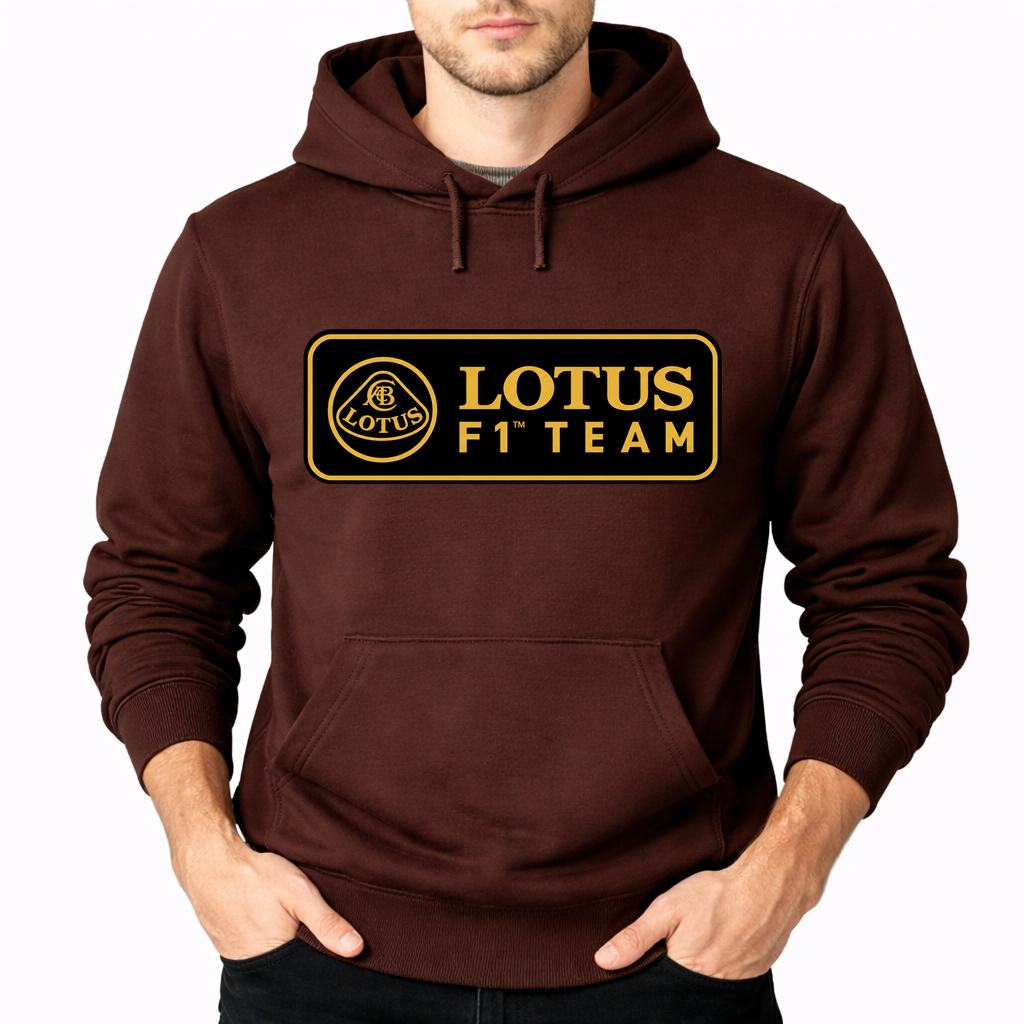 Men's Lotus F1 Team Pullover Hoodie - Brown