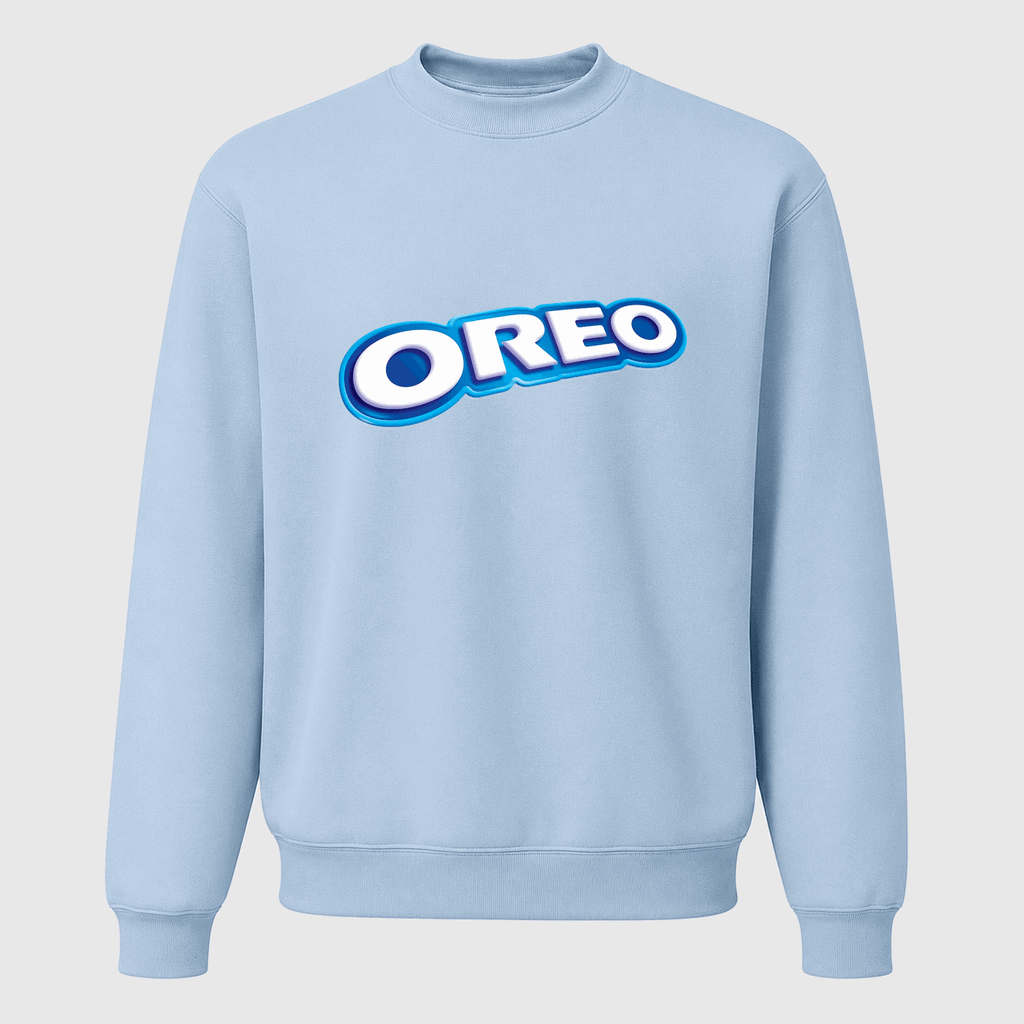 Men's Oreo Crewneck Sweatshirt - Sky Blue