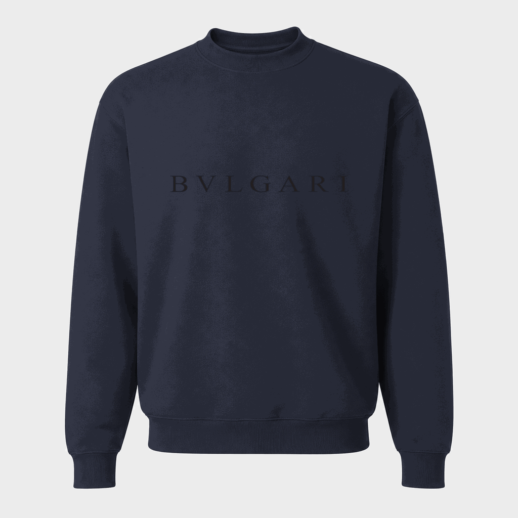 Men's Bvlgari Crewneck Sweatshirt - Navy