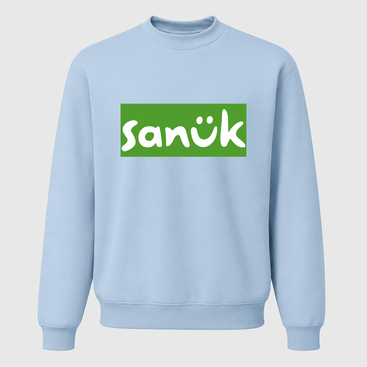Men's Sanuk Crewneck Sweatshirt - Sky Blue