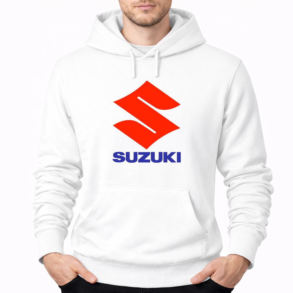 Men's Suzuki Pullover Hoodie - White