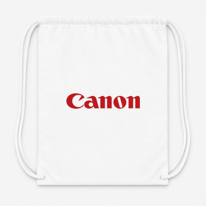 Canon Inc Drawstring Bag - White