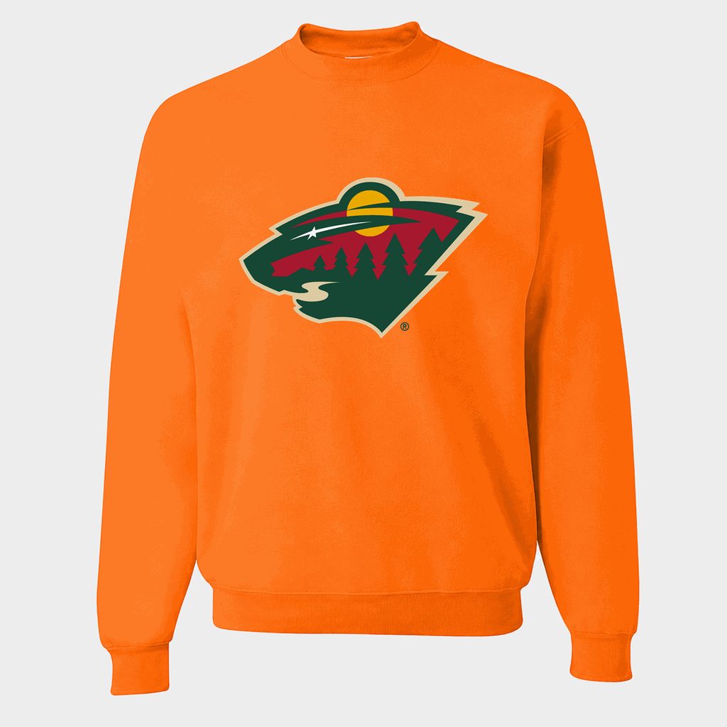 Men's Minnesota Wild Crewneck Sweatshirt - Orange
