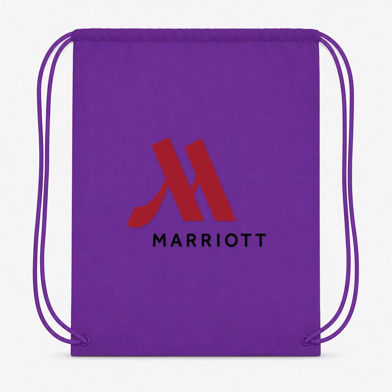 Marriott Drawstring Bag - Purple