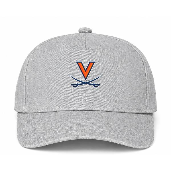 Virginia Cavaliers Logo Gray Dad Baseball Cap Hat