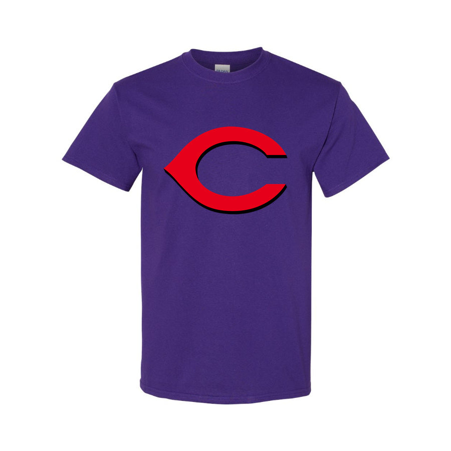 Men's Cincinnati Reds Cotton T-Shirt - Purple