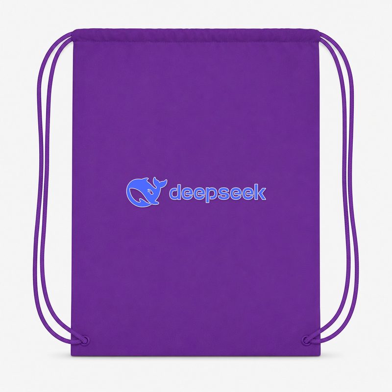 DeepSeek Drawstring Bag - Purple
