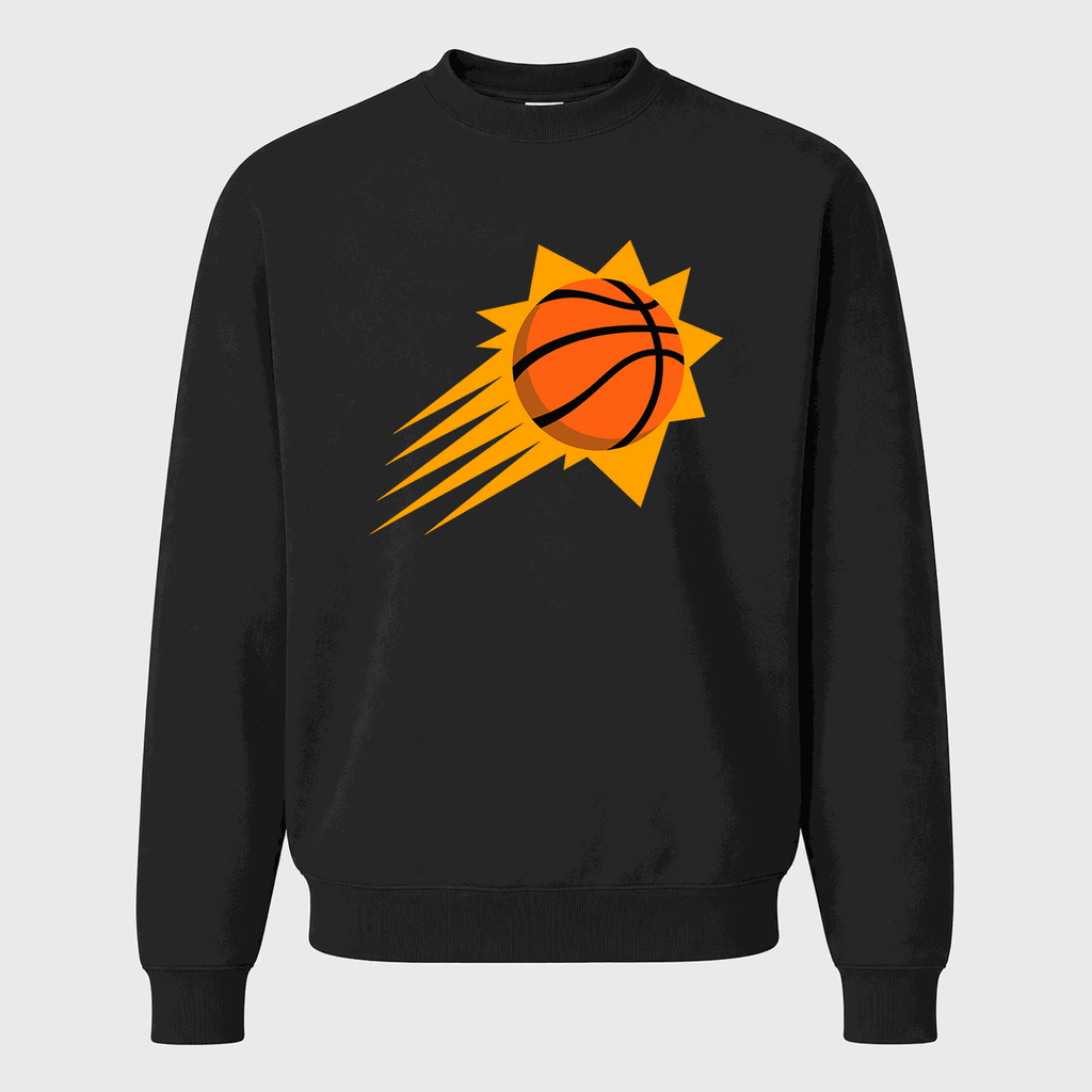 Men's Phoenix Suns Crewneck Sweatshirt - Black