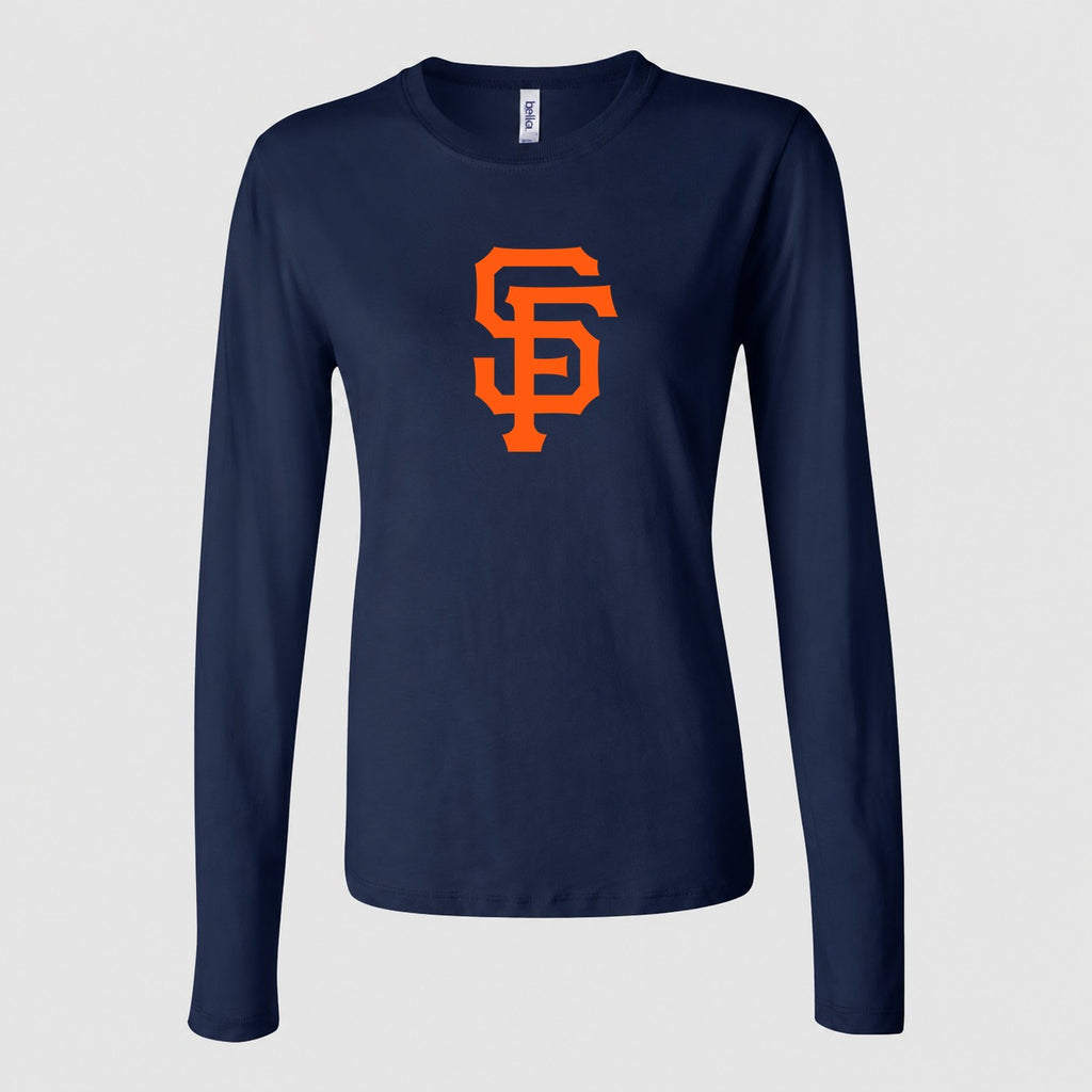 Women's San Francisco Giants Long Sleeve T-Shirt - Navy
