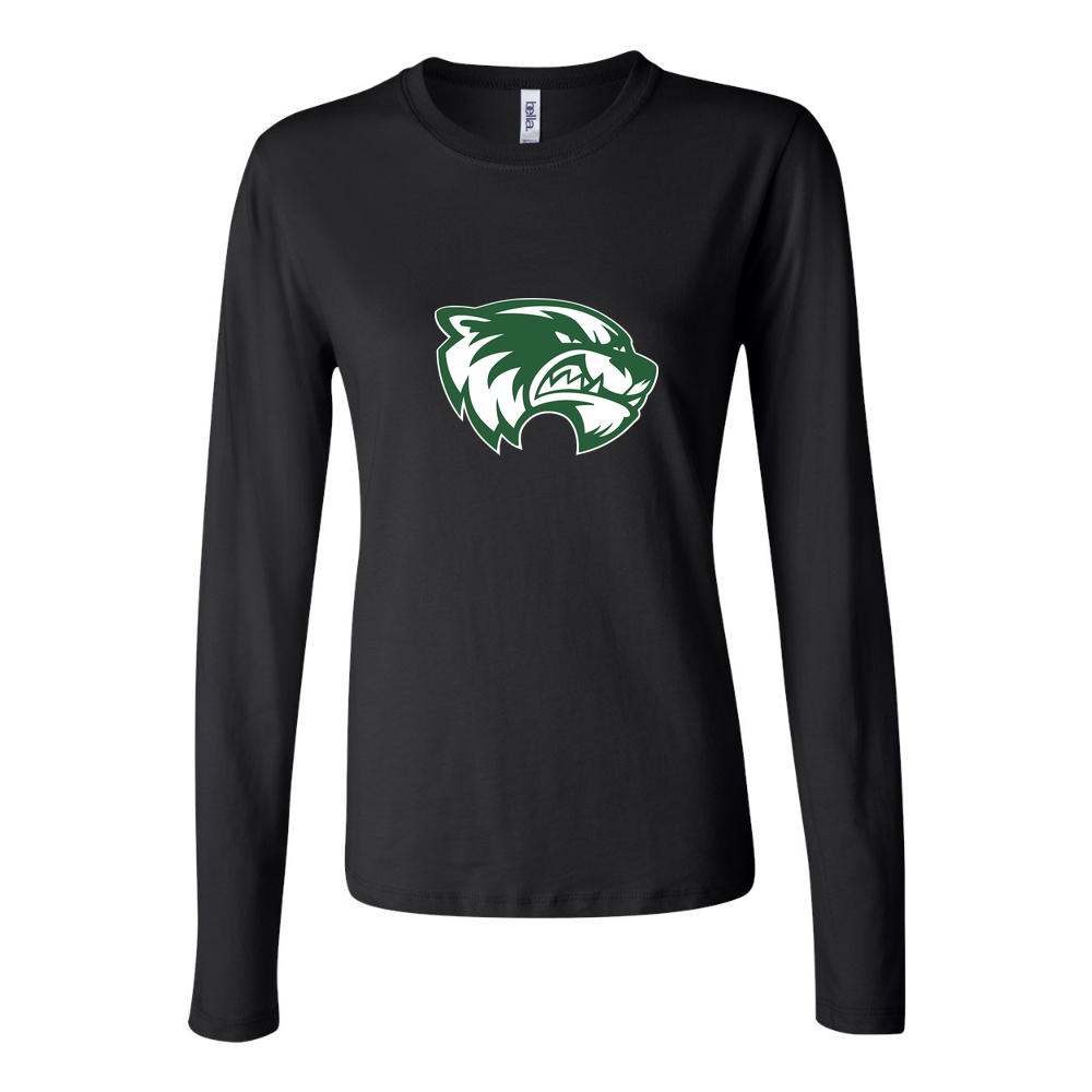 Women's Utah Valley Wolverines Long Sleeve T-Shirt - Black