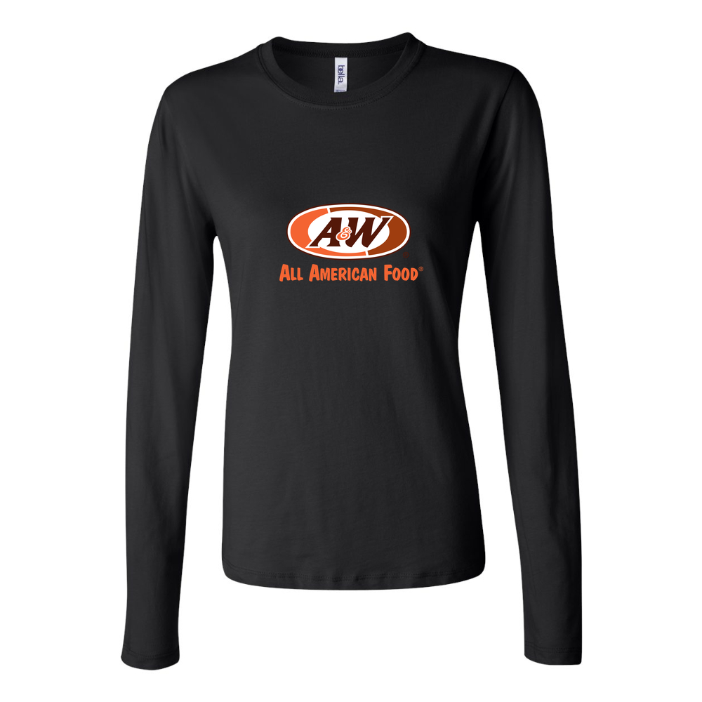 Women's Logo AW 1536x864 Long Sleeve T-Shirt - Black