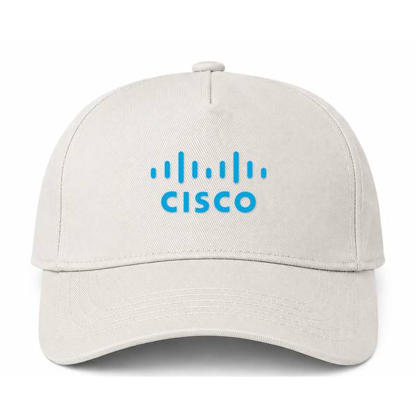Cisco Logo Beige Dad Baseball Cap Hat