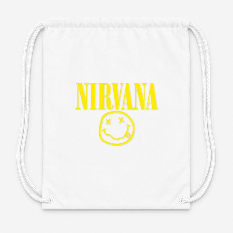 Nirvana Drawstring Bag - White