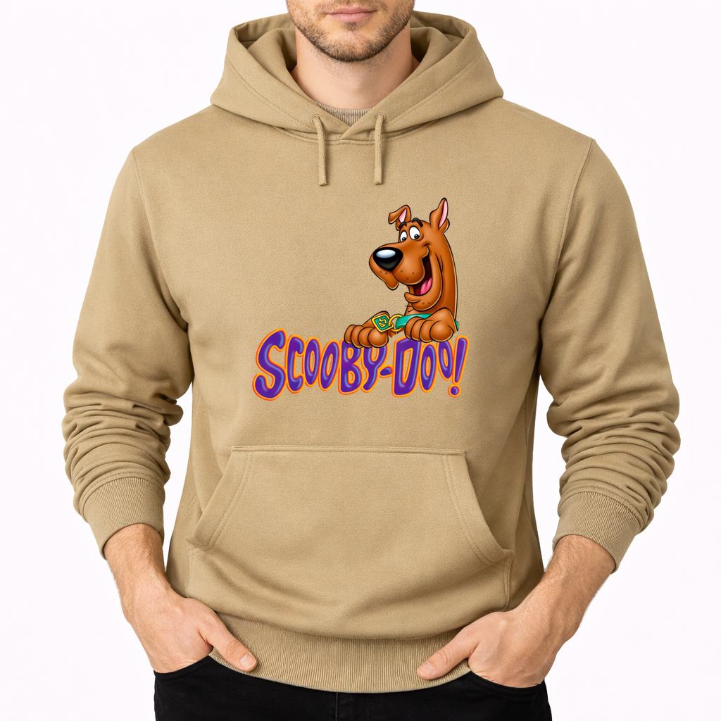 Men's Scooby-Doo Pullover Hoodie - Tan